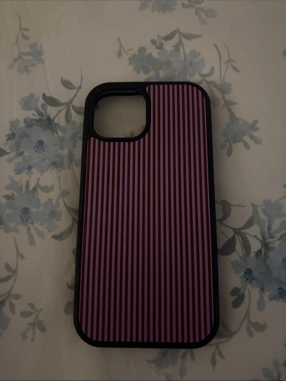 Striped Red and White Protective Phone Case - Casely